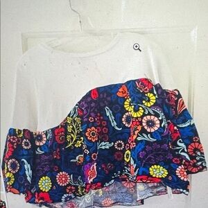 Zara Multicolor Floral Blouse